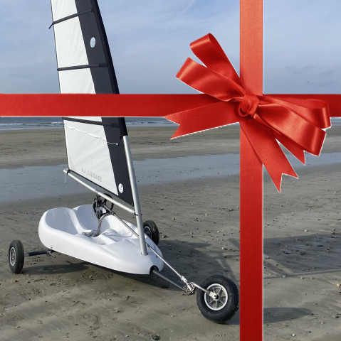 Bon cadeau Découverte du char à voile biplace (2 personnes)